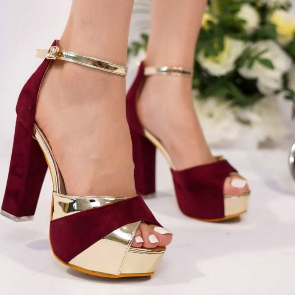 Women's Peep Toe Stiletto High Heel Pumps